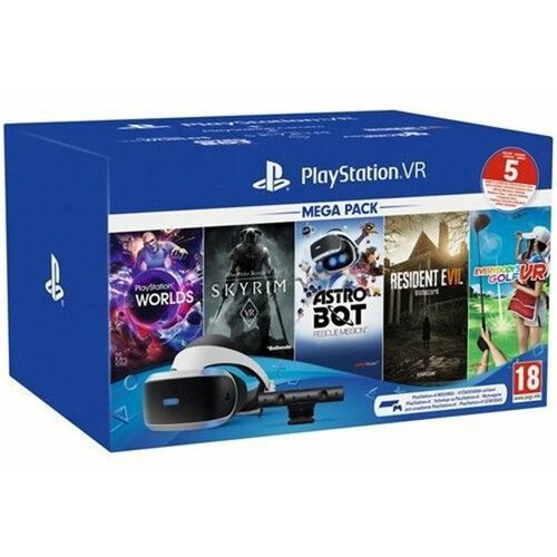 Sony PlayStation VR PS4 Virtual Reality MEGA PACK NEW + Camera + 5 igara Slike