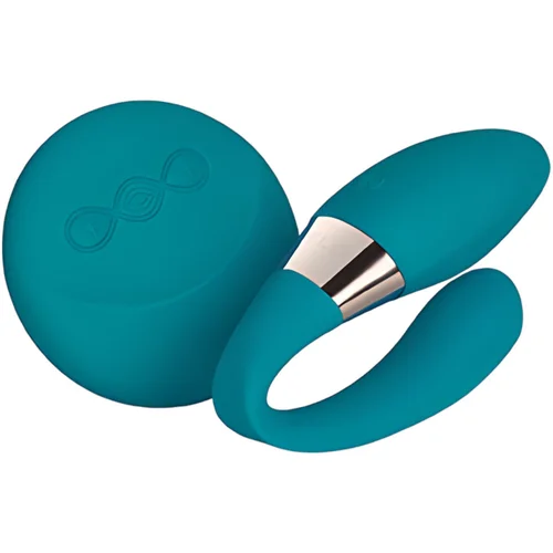 Lelo Tiani Duo - silikonski vibrator (modri)