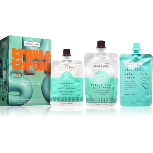 Frank Body Triple Threat Smoother set za nežno in gladko kožo Cene