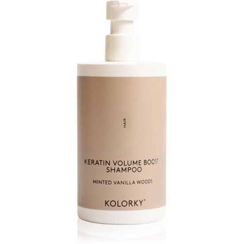 Kolorky Keratine Volume Boost Shampoo &amp;scaron;ampon za volumen Minted Vanilla Woods 390 ml Slike