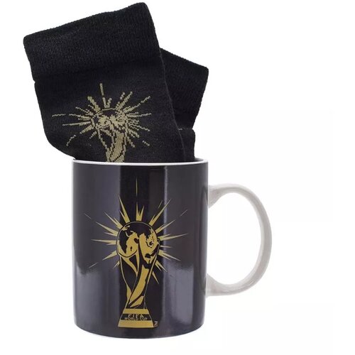 Paladone FIFA Mug & Socks Black/Gold ( 049726 ) Cene