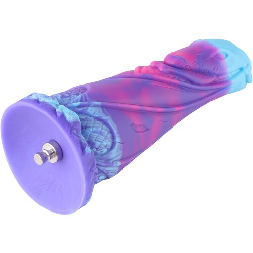 HiSmith HSA139 Soft Silicone Dildo KlicLok 19cm Purple Slike