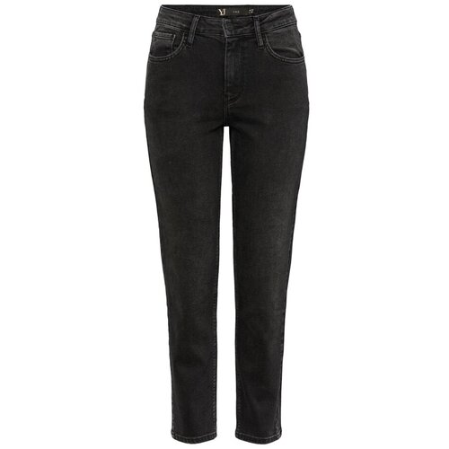 Y.a.s Hlače YAS Jeans Zeo - Black Črna Cene