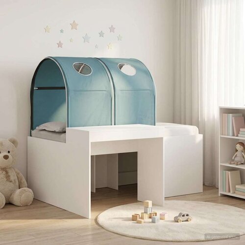  Krevet s Tunnels 4 pcs Artisian hrast i svijetlo plava Cijene