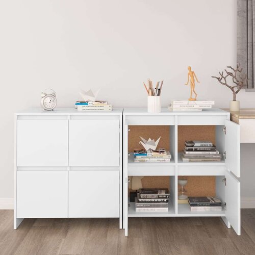 vidaXL Komode 2 kom bijele 70 x 41 x 75 cm od iverice Cene