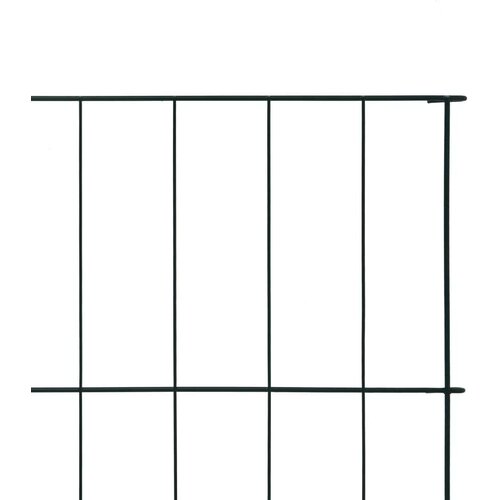 VidaXL Set ograda za ribnjak 115 x 79 cm zeleni Slike