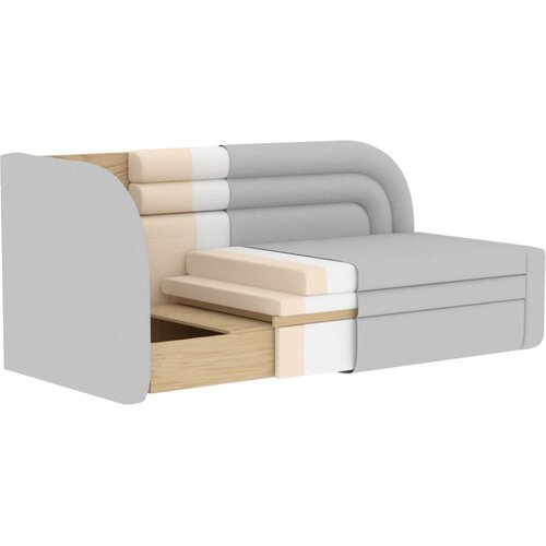 ELTAP Ružičasta sklopiva/s prostorom za odlaganje sofa od &amp;scaron;enila s lijevim kutom 223 cm Fabillo &amp;ndash; Slike
