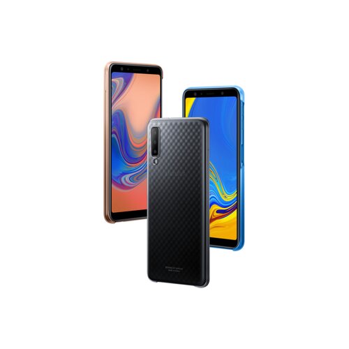 Samsung original ovitek EF-AA750CBE za Galaxy A7 2018 A750 črn Slike