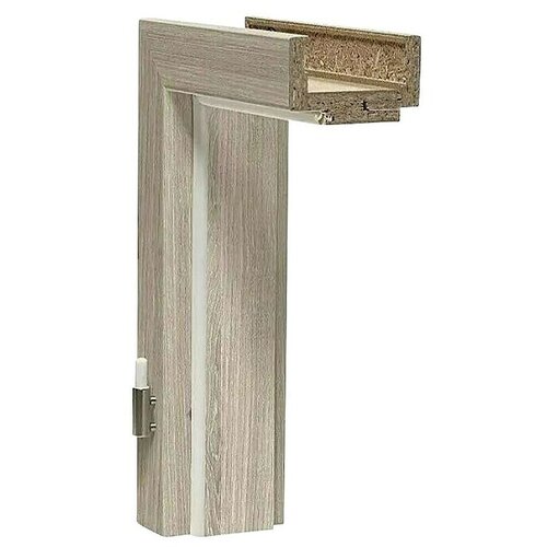 GETADOOR lamineo podboj za vrata gln 38 (850 x 2.000 mm, debelina stene: 225 mm, smer odpiranja: levo, srebrni hrast) Cene