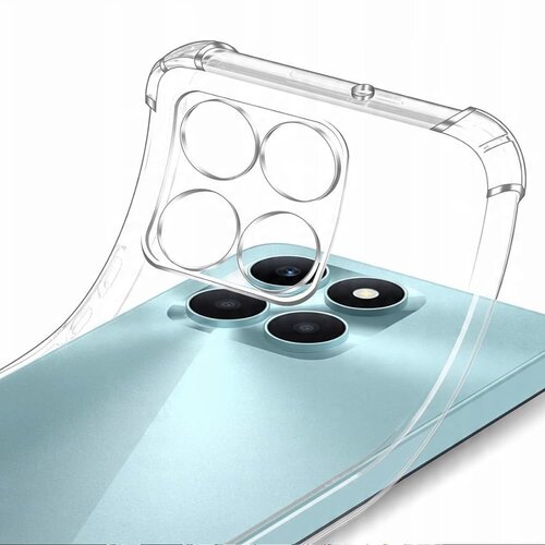 Techsuit Shockproof Clear Silicone prozirna maskica otporna na udarce za Honor X6c Slike