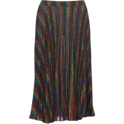 Michael Kors MULTI LOGO PLEAT SKRT Multicolour Slike