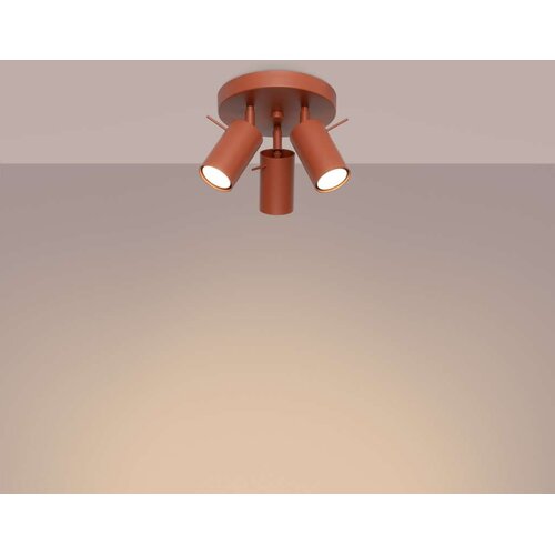  Sollux SL.1509 - Spot svetiljka RING 3xGU10/10W/230V crvena Slike