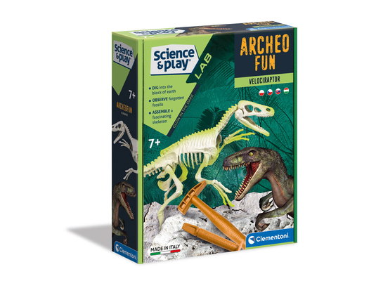 Clementoni archeofun svijetleći velociraptor (8005125501939) Slike