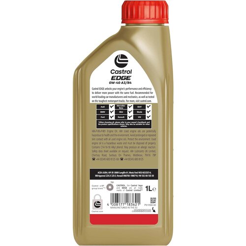 Castrol Motorno olje 0W-40 1L A3-B4 Cene