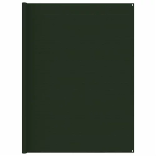 vidaXL Preproga za šotor 250x450 cm temno zelena