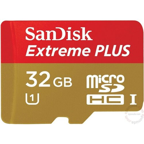 Sandisk MicroSD 32GB Extreme 80MB/S UHS 1, 66955 memorijska kartica Slike