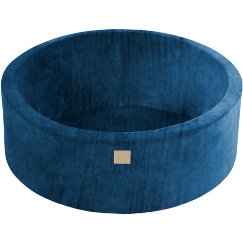 MeowBaby Corduroy velvet, Sea blue Round Ball Pit 90x30cm za otroka brez žog, (20800767) Cene