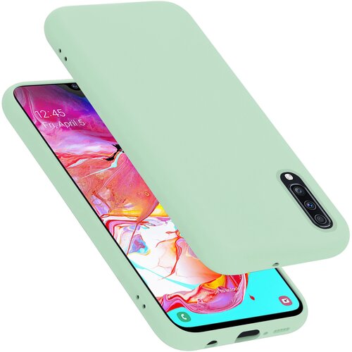 Cadorabo Ohi&amp;scaron;je, združljiv s Samsungom v tekoči svetlo zeleni barvi - za&amp;scaron;čitni pokrov iz fleksibilnega silikona TPU, (20591933) Slike