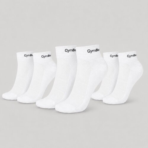 GymBeam Quarter Socks 3Pack White L Cijene