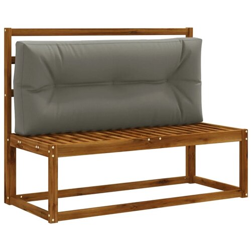  Jastučić za palete VIANEN 100% poliester Siva 120 x 40 x 12 cm - Siva 120 x 40 x 12 cm Slike