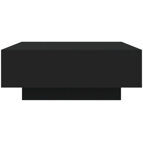  Stolić za kavu s LED svjetlima crni 80x80x31 cm Slike