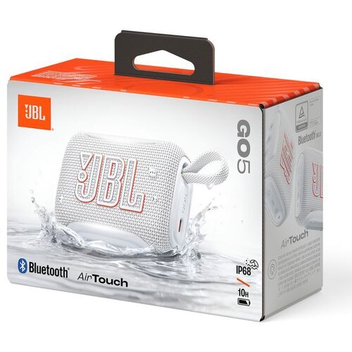 JBL go 5 prijenosni bluetooth zvučnik, bijeli Slike