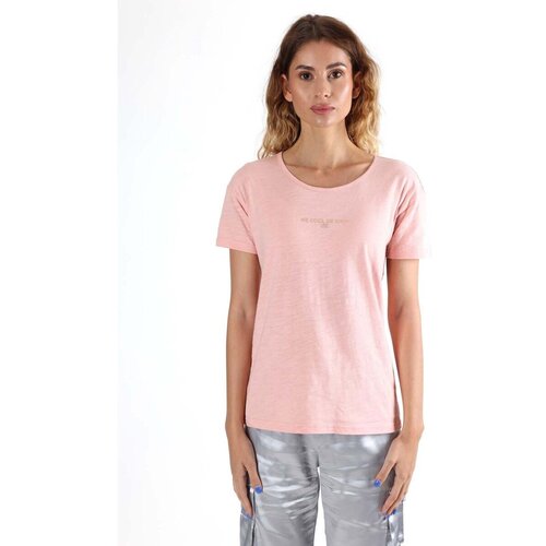 Leone 1947 Majice s kratkimi rokavi Woman T-Shirt Chic Boxing Rožnata Cene