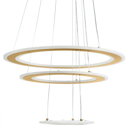 Toolight Viseća LED lampa G041-3CP u boji četkanog zlata Slike