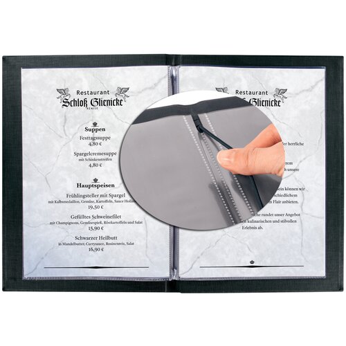 SIGEL menijska mapa MENU, DIN A5, bež, (21652824) Slike