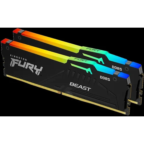 Kingston 16GB 5600MT/s DDR5 CL40 DIMM FURY Beast RGB XMP EAN: 740617328585