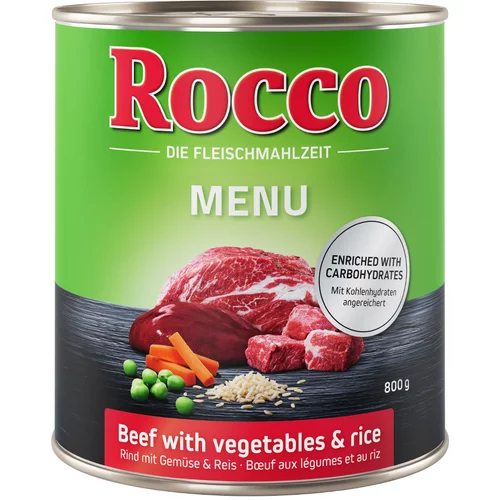 Rocco mešana poskusna pakiranja 6 x 800 g - Menue, 3 vrste
