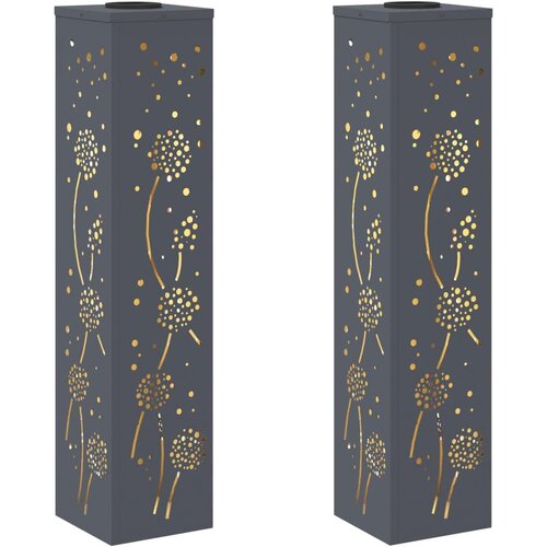  Solarna LED svjetlost za stazu 2 pcs Antracit Slike