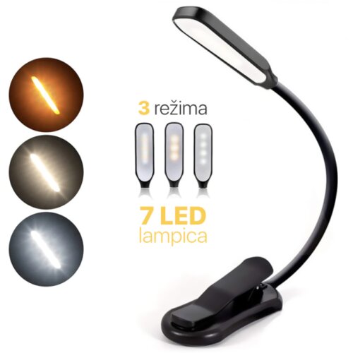  Led lampa EL01 crna Cene