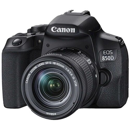 Canon EOS 850D DSLR fotoaparat+objektiv 18-55mm IS Slike