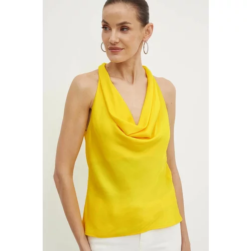 Morgan Bluza OSMA za žene, boja: žuta, bez uzorka