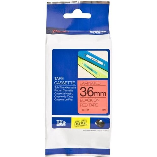 Brother Standardna laminirana traka 36 mm, Črna na rdeči Cijene