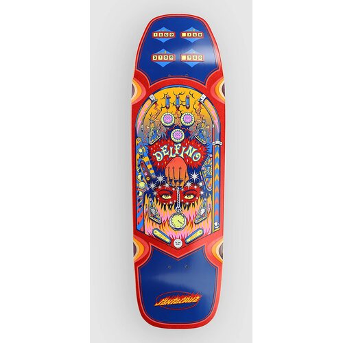 Santa Cruz Delfino Pinball Pro Shaped 9.14" Skateboard deska blue Cene