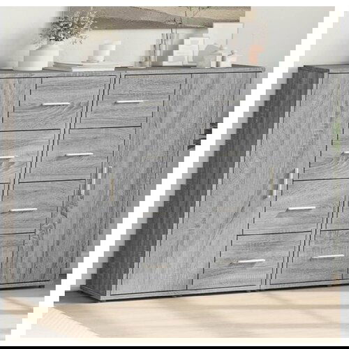 vidaXL Komoda 2 kosa siva sonoma 60x31x84 cm inženirski les Cene