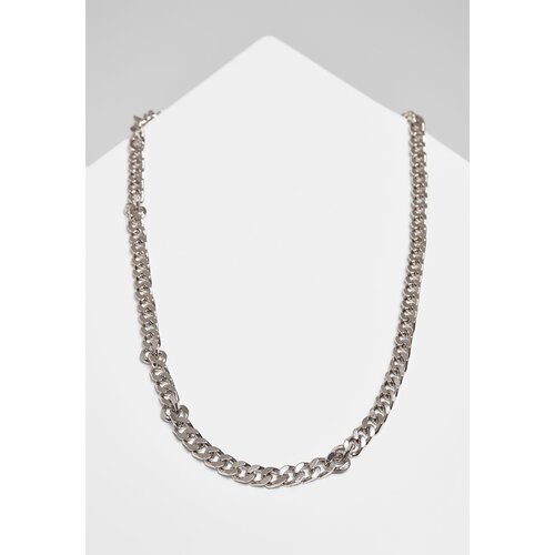 Urban Classics Long necklace Basic - silver colors Cene