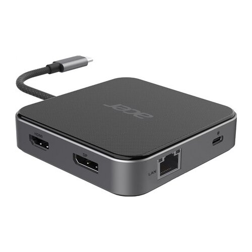Acer 7-in-1 USB 4 Dongle Wired USB4 Black, Silver Slike