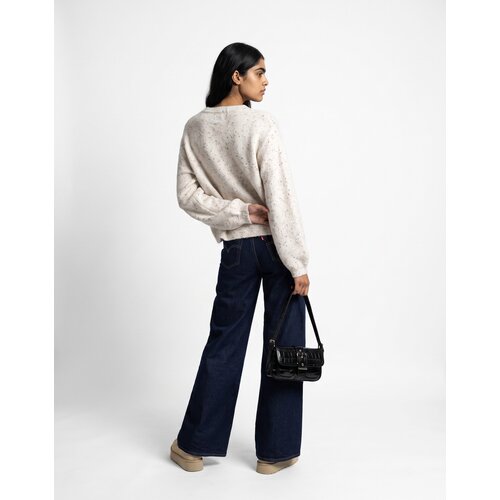 Vero Moda Telovniki &amp;amp; Jope VMETTA LS O-NECK Bež Slike
