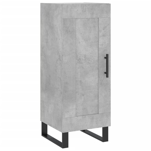  Komoda siva boja betona 34,5x34x90 cm od konstruiranog drva Slike