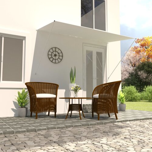 vidaXL Zložljiva tenda 250x150 cm krem Cene