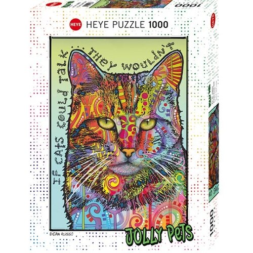 Heye puzzle 1000 pcs jolly pets da mačke mogu da govore Cene
