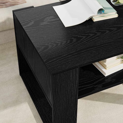  Kava Stol Crni hrast 66 x 53 x 45 cm Konstruirano drvo Slike