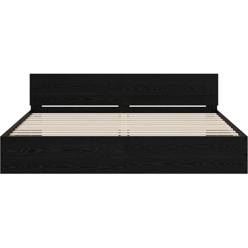  Okvir kreveta s uzglavljem Crni hrast 200 x 200 cm - Crni hrast 200 x 200 cm Slike