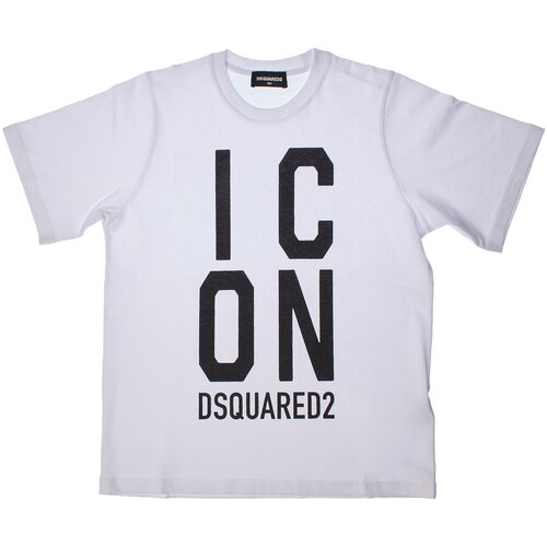 Dsquared Majice s kratkimi rokavi DQ2036D0-0MVDQ-100 Bela Cene