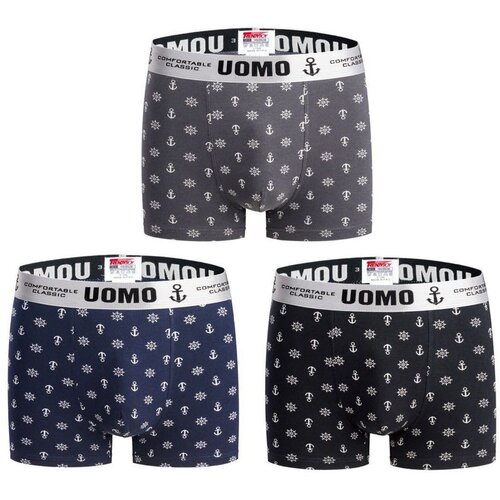 Uomo 3-PACK mo&scaron;ke boksarice Anchor Line Cene
