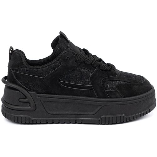 Shelvt Women&amp;#039;s sneakers with lace black Slike