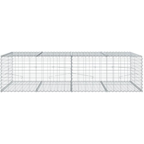  Gabionska ko&amp;scaron;ara s poklopcem 200x100x50 cm pocinčano željezo Slike